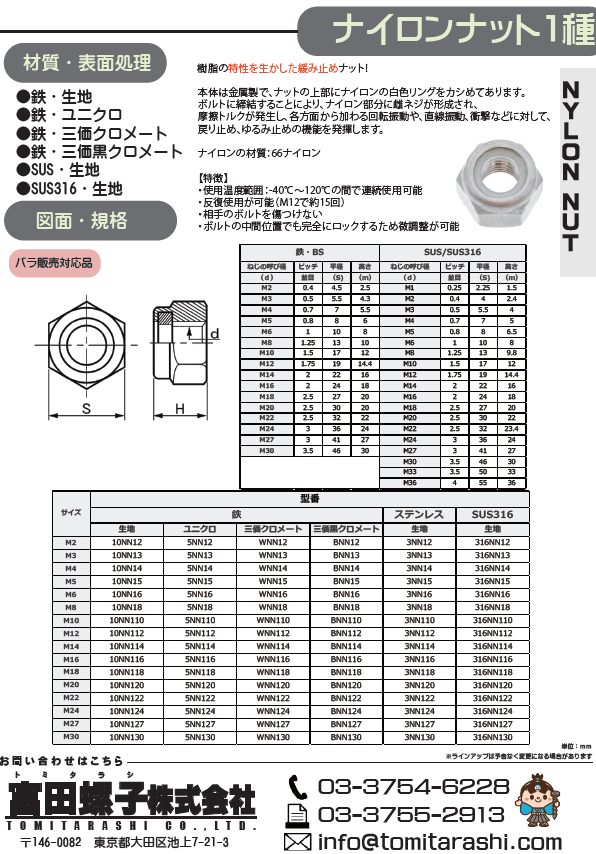 ナイロンナット