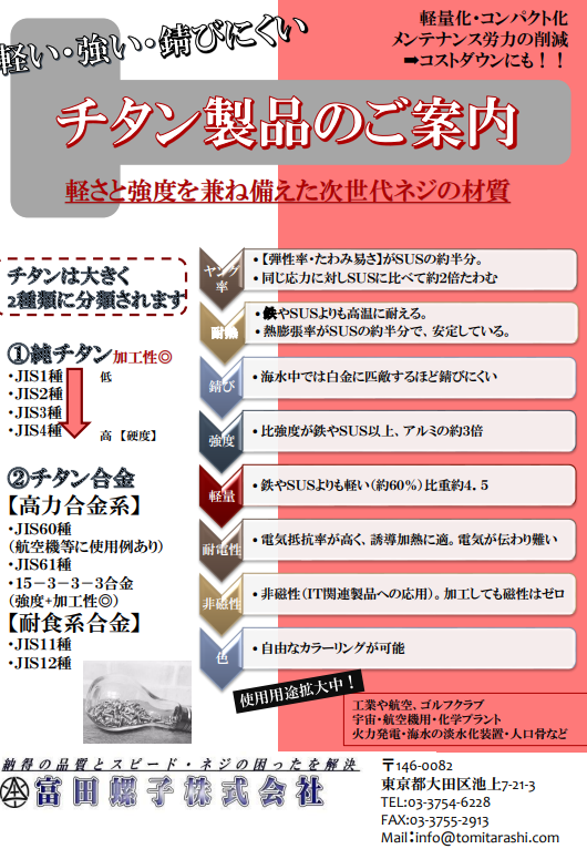 チタン製品