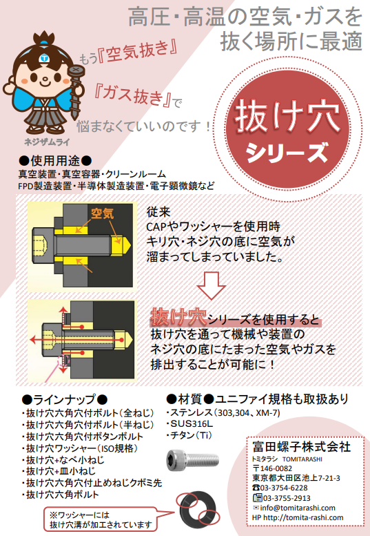 抜け穴シリーズ ガス抜き